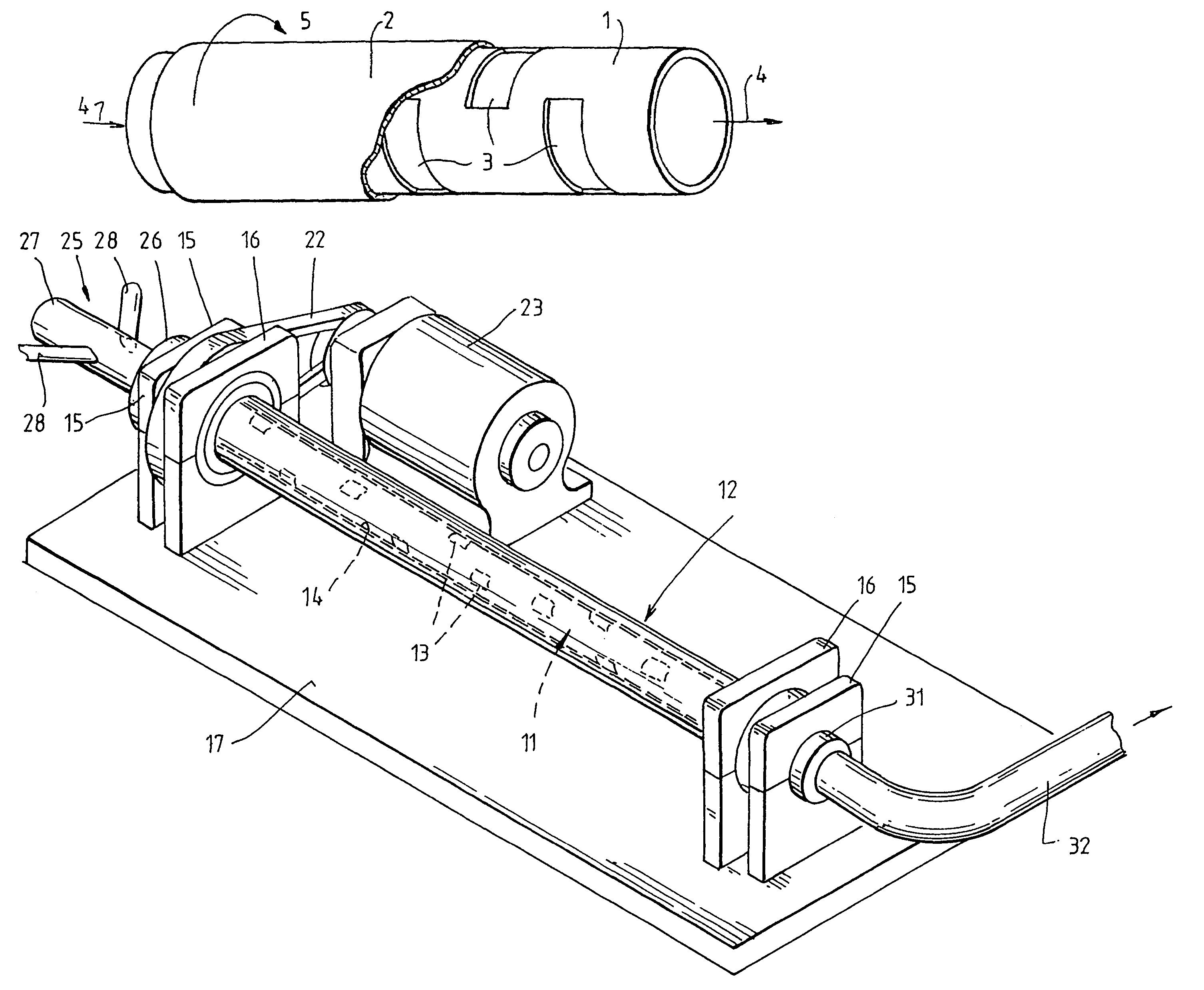 Fluid mixer utilizing viscous drag