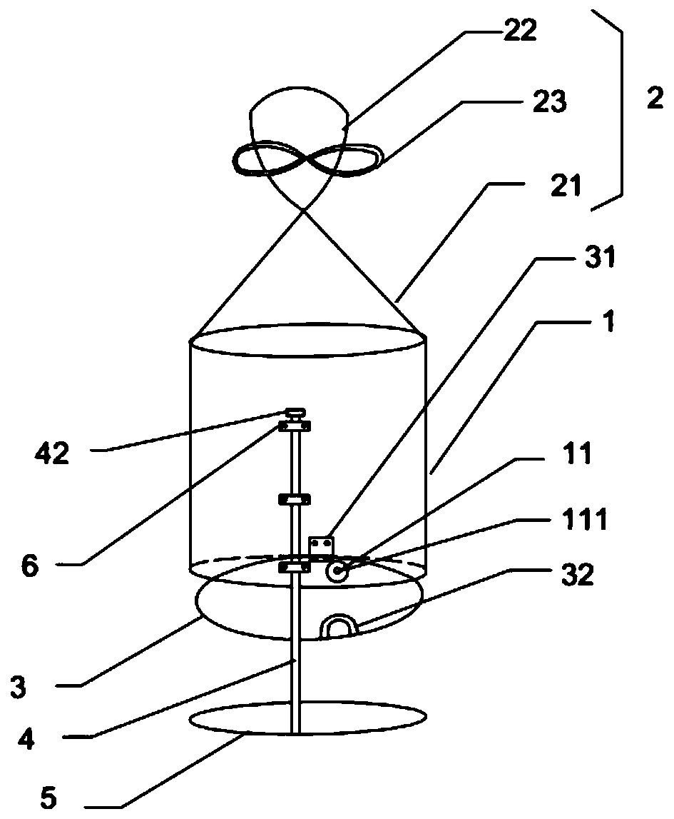 Portable fishing bait-throwing device