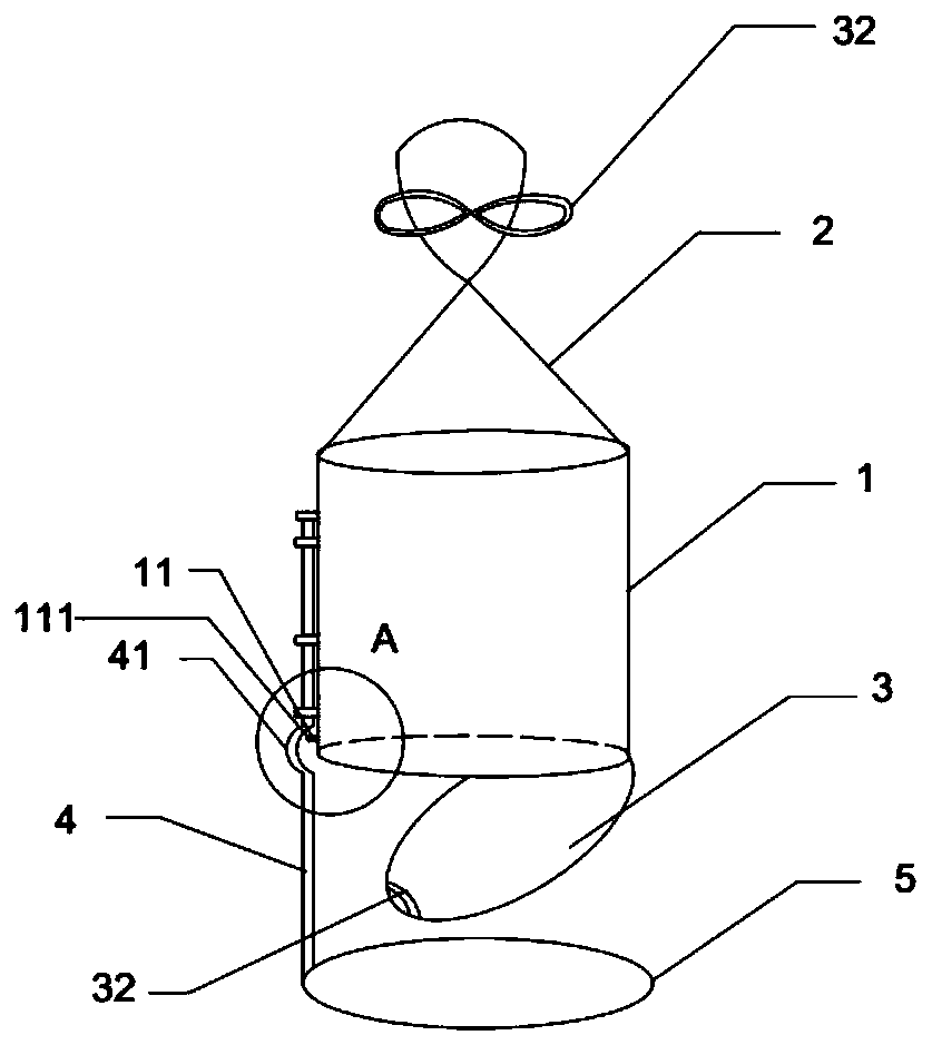 Portable fishing bait-throwing device