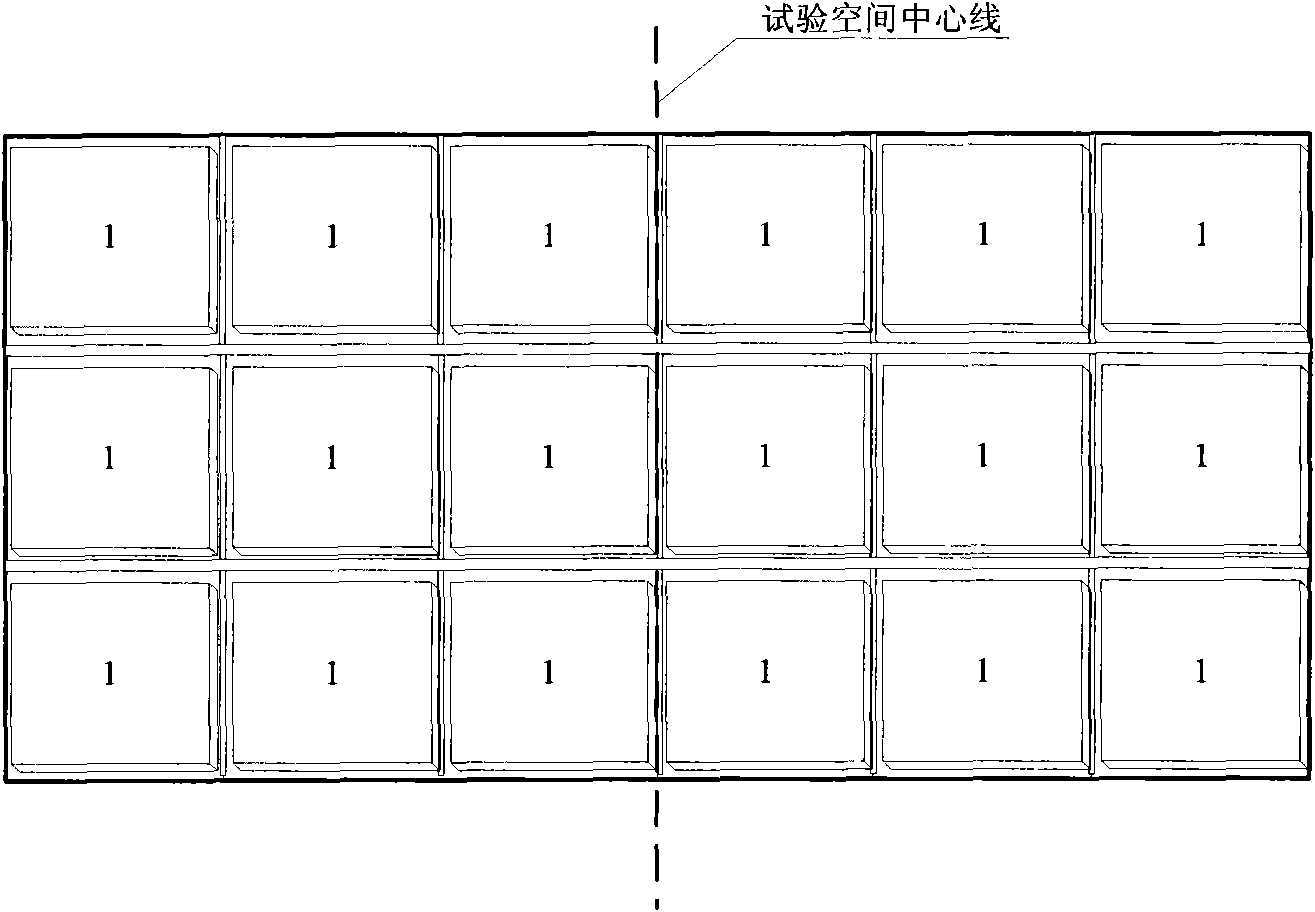 Temperature field control method for large-scale salt fog environment simulation test system