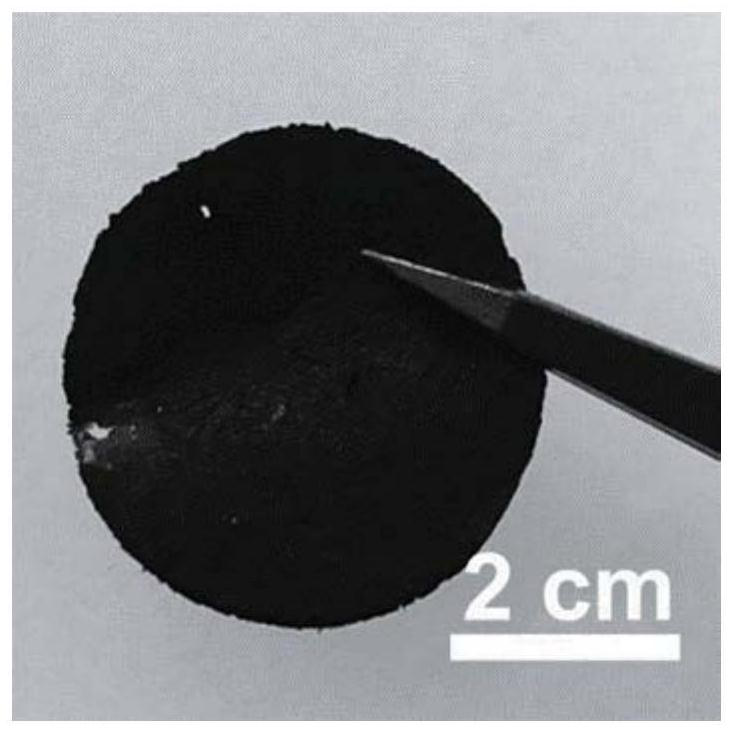 Fullerene nano fiber film, porous carbon fiber film and preparation method thereof