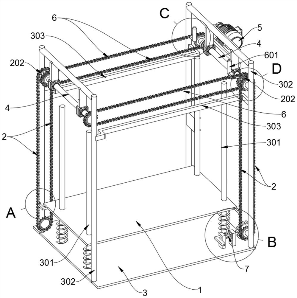 Multilayer cotton felt unloading control method