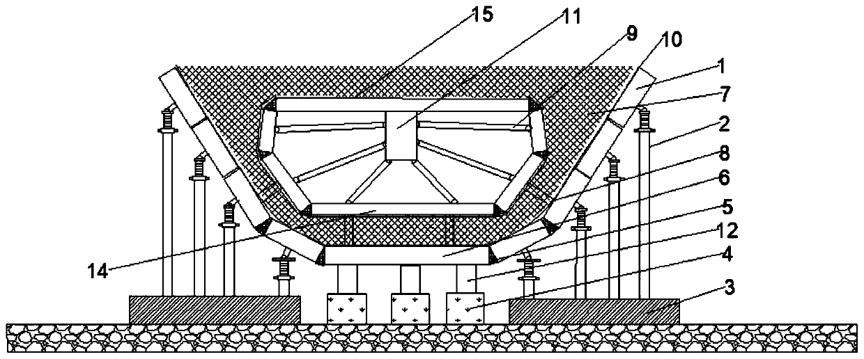 Construction method of integral hydraulic box girder formwork