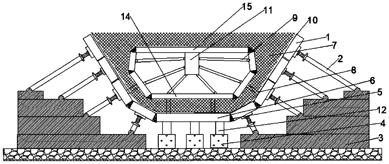 Construction method of integral hydraulic box girder formwork