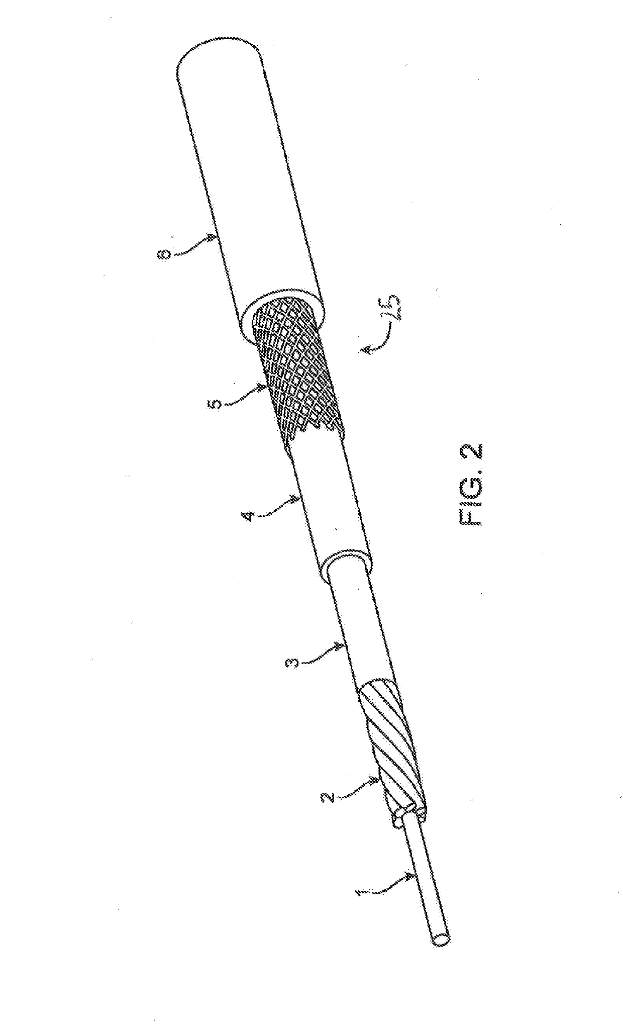 Fluid treatment system for a driveline cable and methods of assembly and use