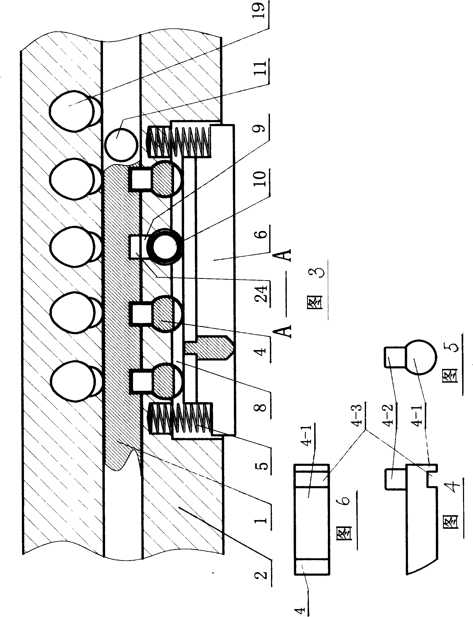 Lock with multi-row staggered cylinders and T-shape cylinders and safety switch and key thereof