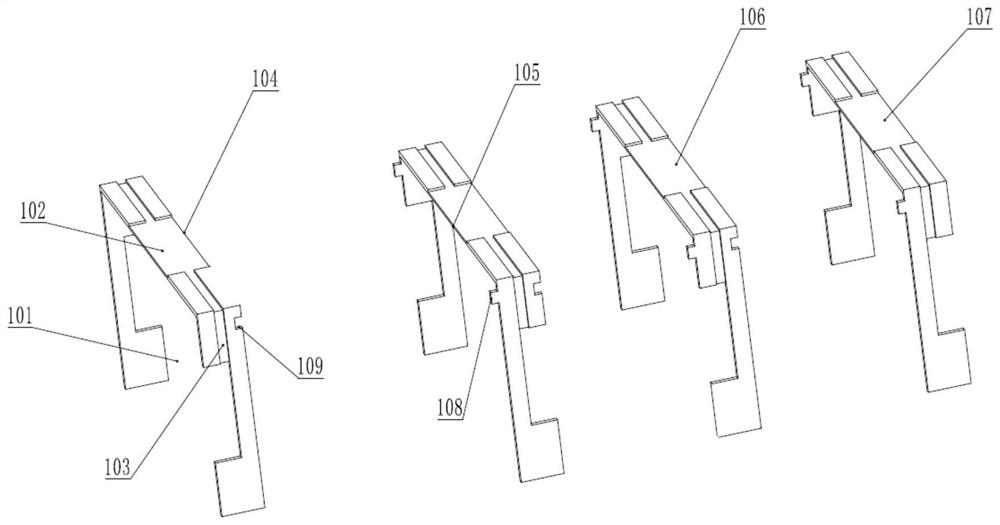 Soft package battery module frame assembly, battery assembly and new energy automobile