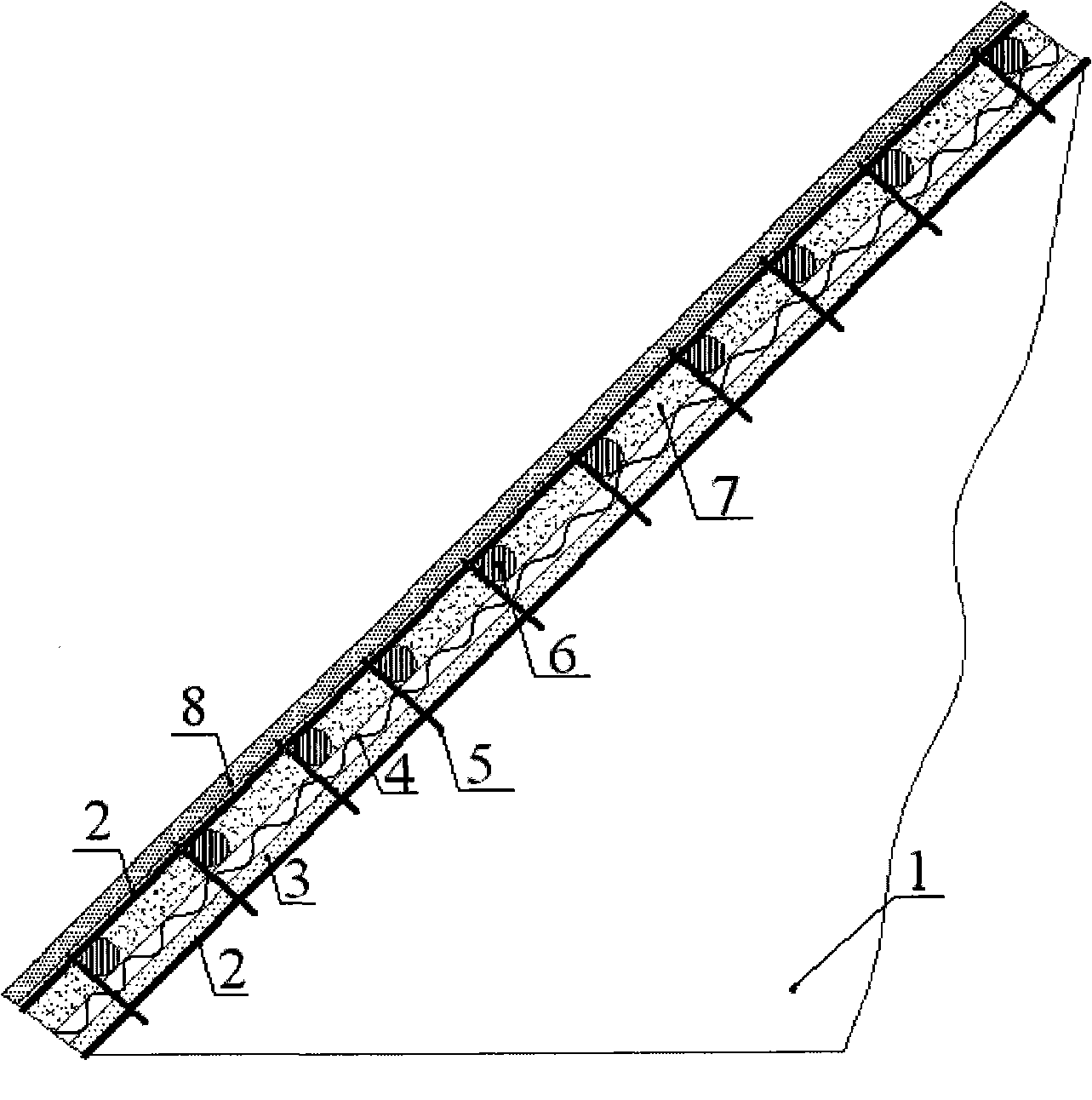 Method for ecological restoration of side slopes of acid waste-rock yard