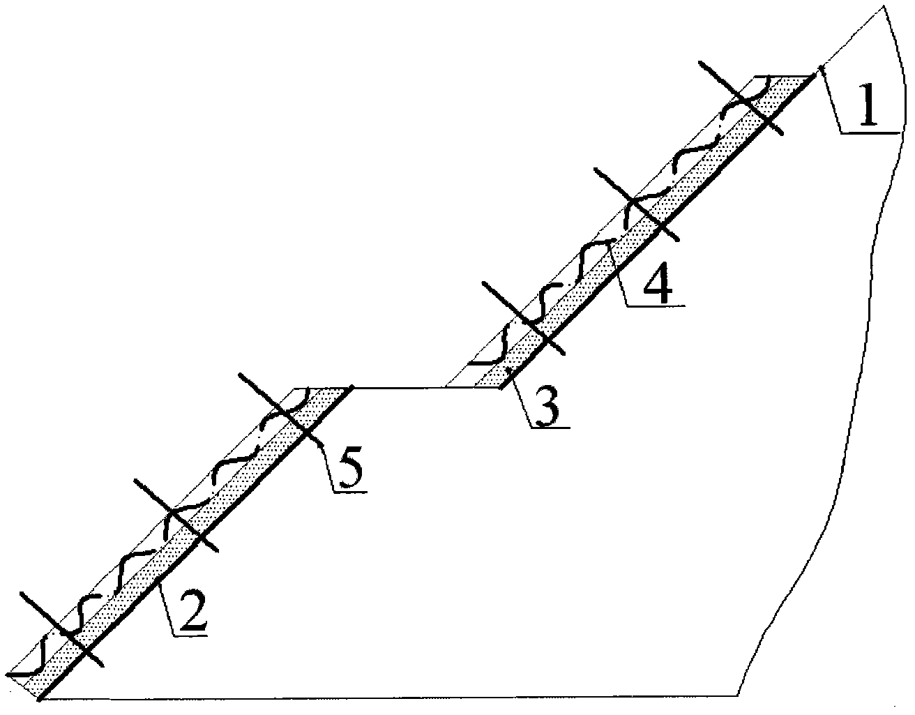 Method for ecological restoration of side slopes of acid waste-rock yard