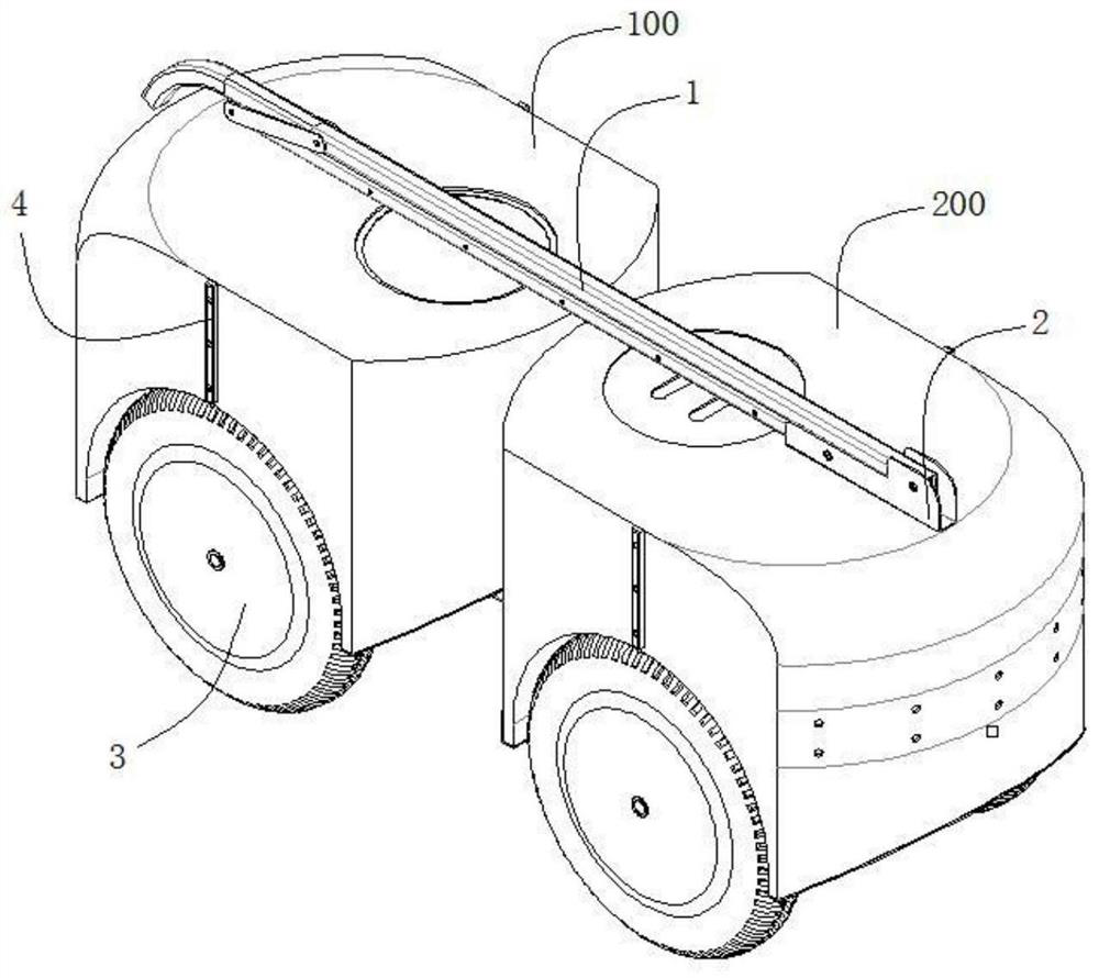 Pesticide spraying device controlled by full-autonomous mobile robot, and using method