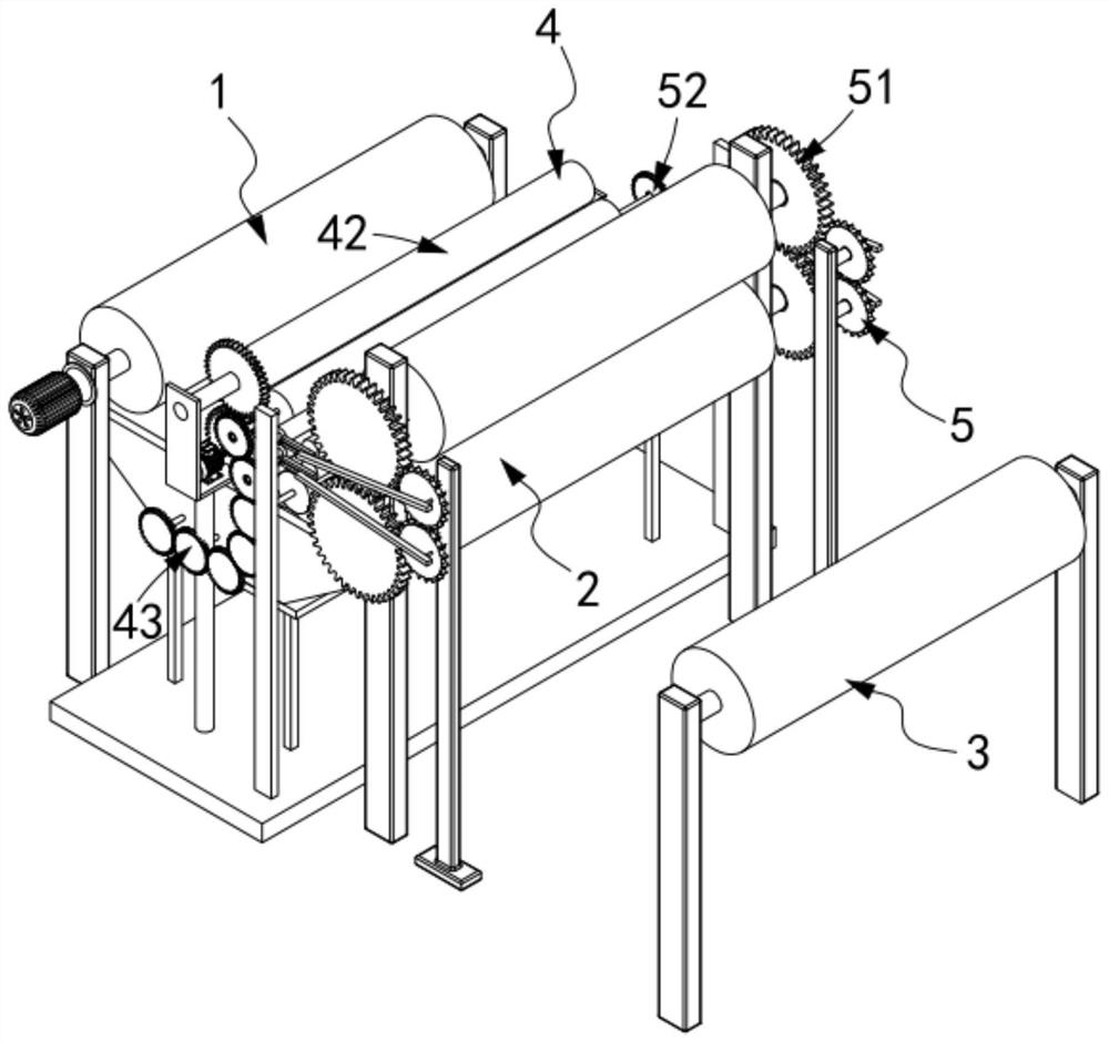 Diversion non-woven composite material synthesis device