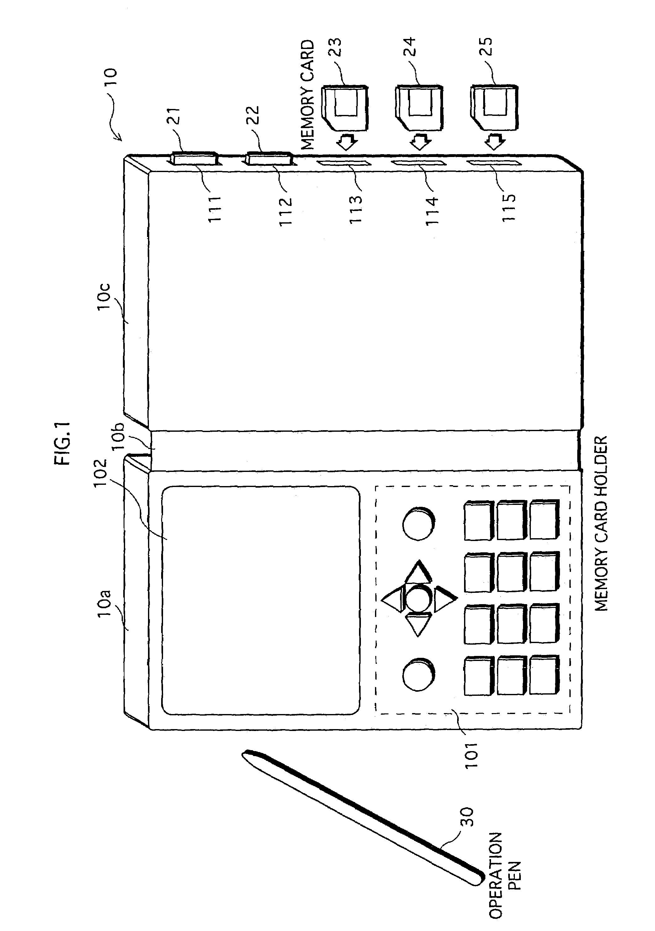 Recording medium holder having one or more recording mediums