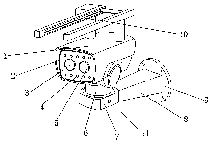 Novel infrared PTZ camera