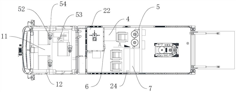 Automatic protection control system of anti-radiation vehicle