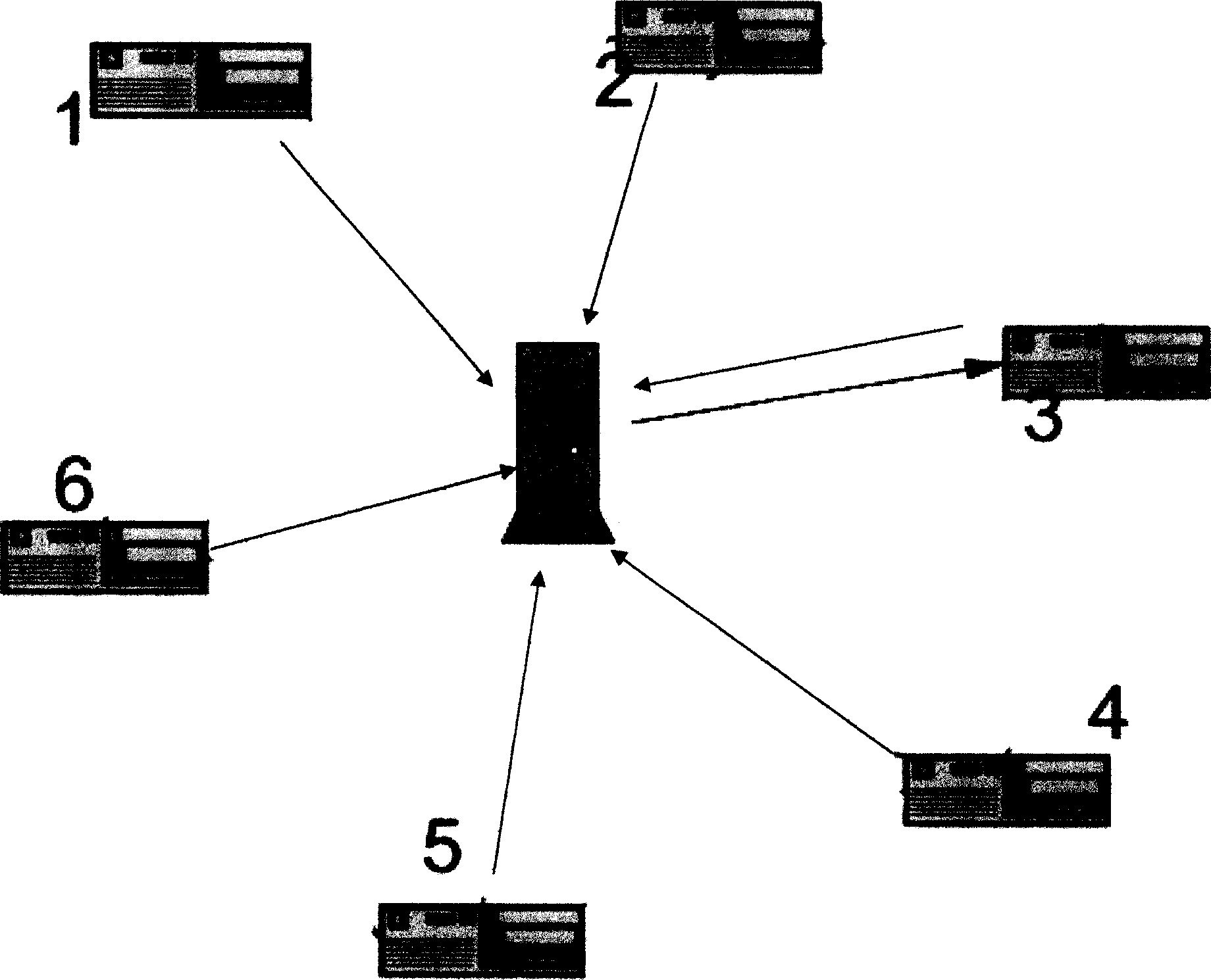 Method for metering data flow direction and flow of P2P network