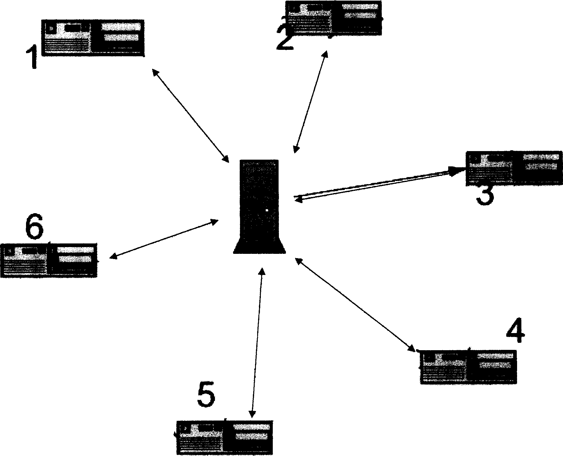 Method for metering data flow direction and flow of P2P network