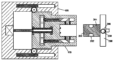 An intelligent leakage protection structure of a charging pile