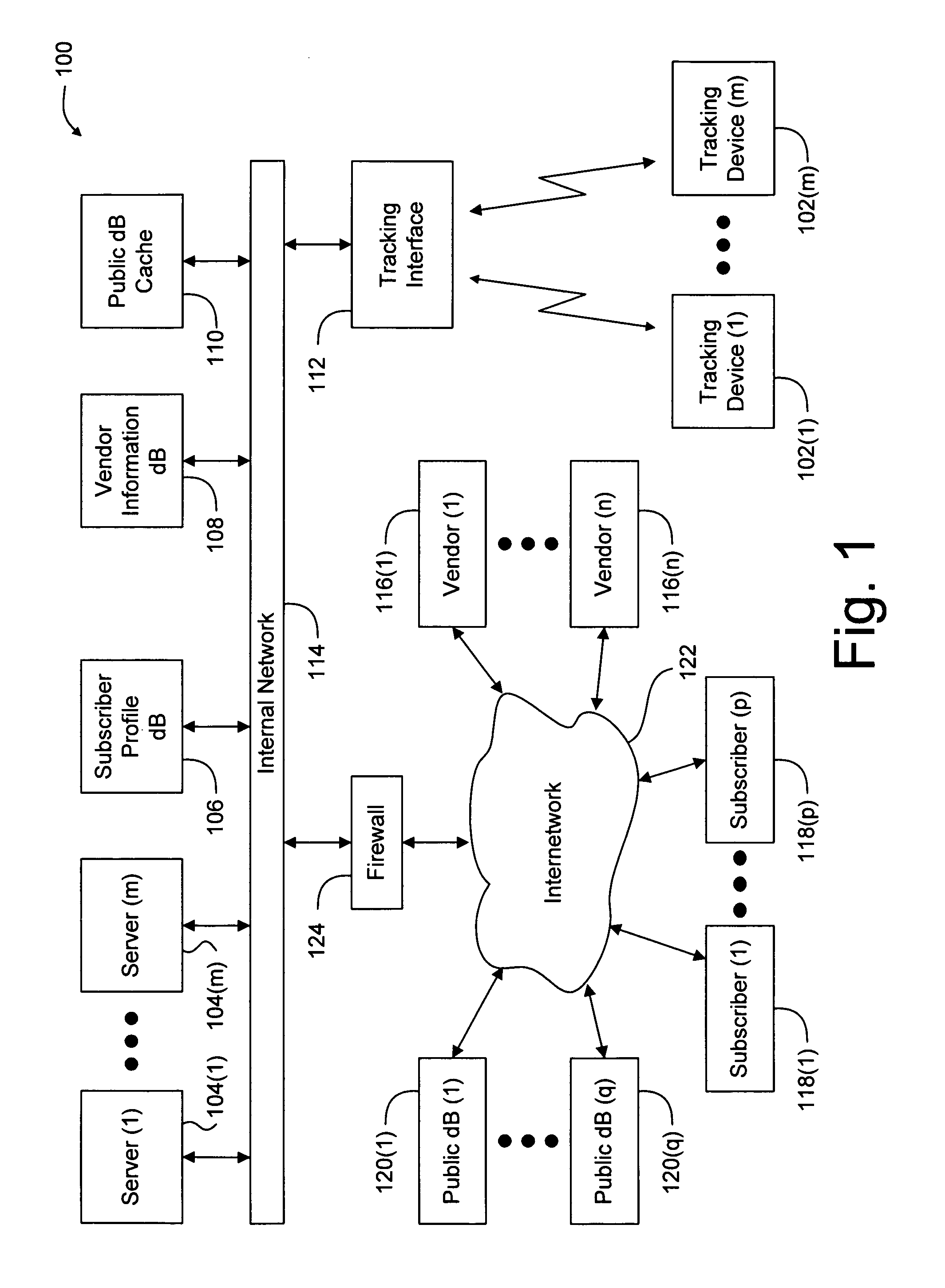 System and method for communication with a tracking device