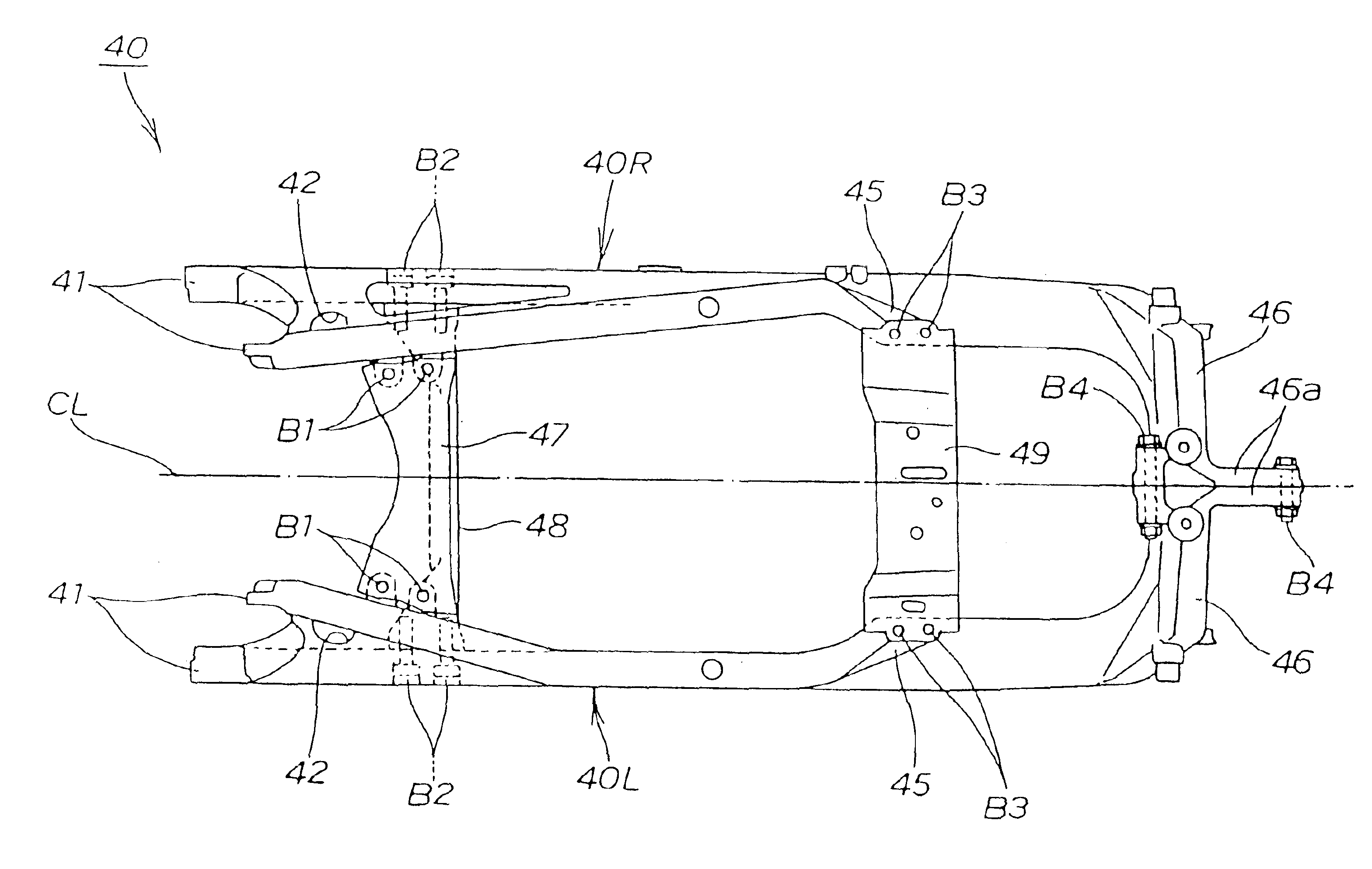 Seat rail structure