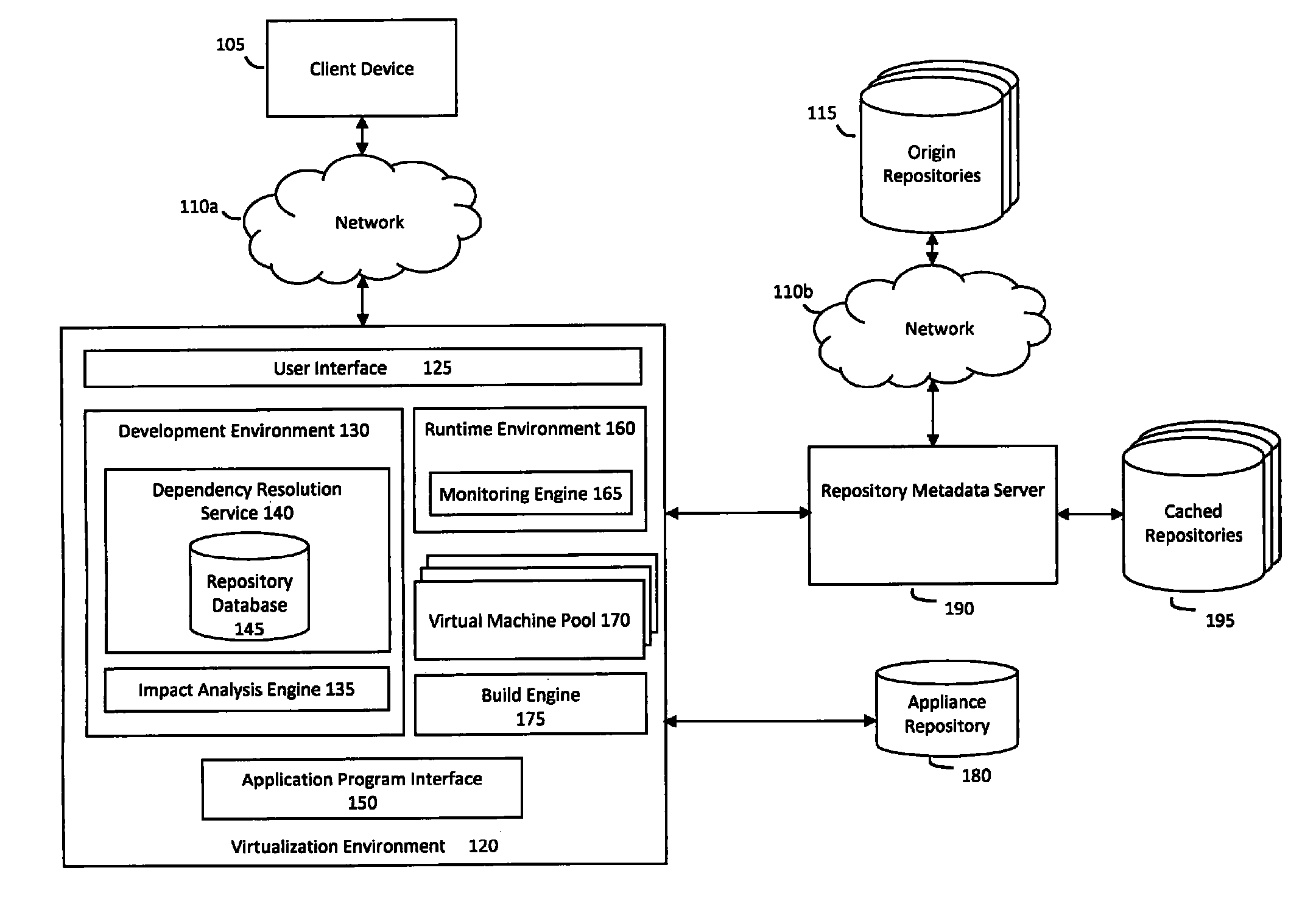 System and method for efficiently building virtual appliances in a hosted environment