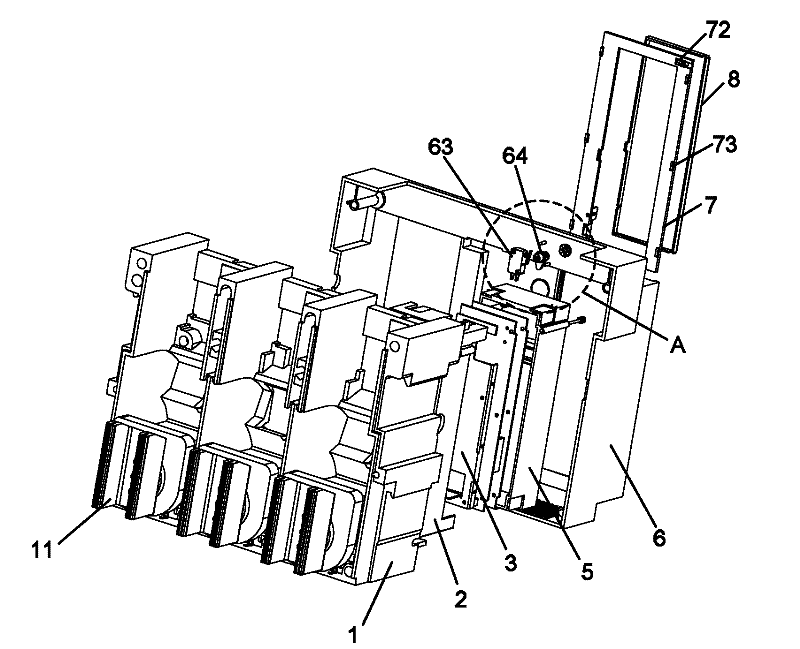 A universal circuit breaker with a hot-pluggable controller