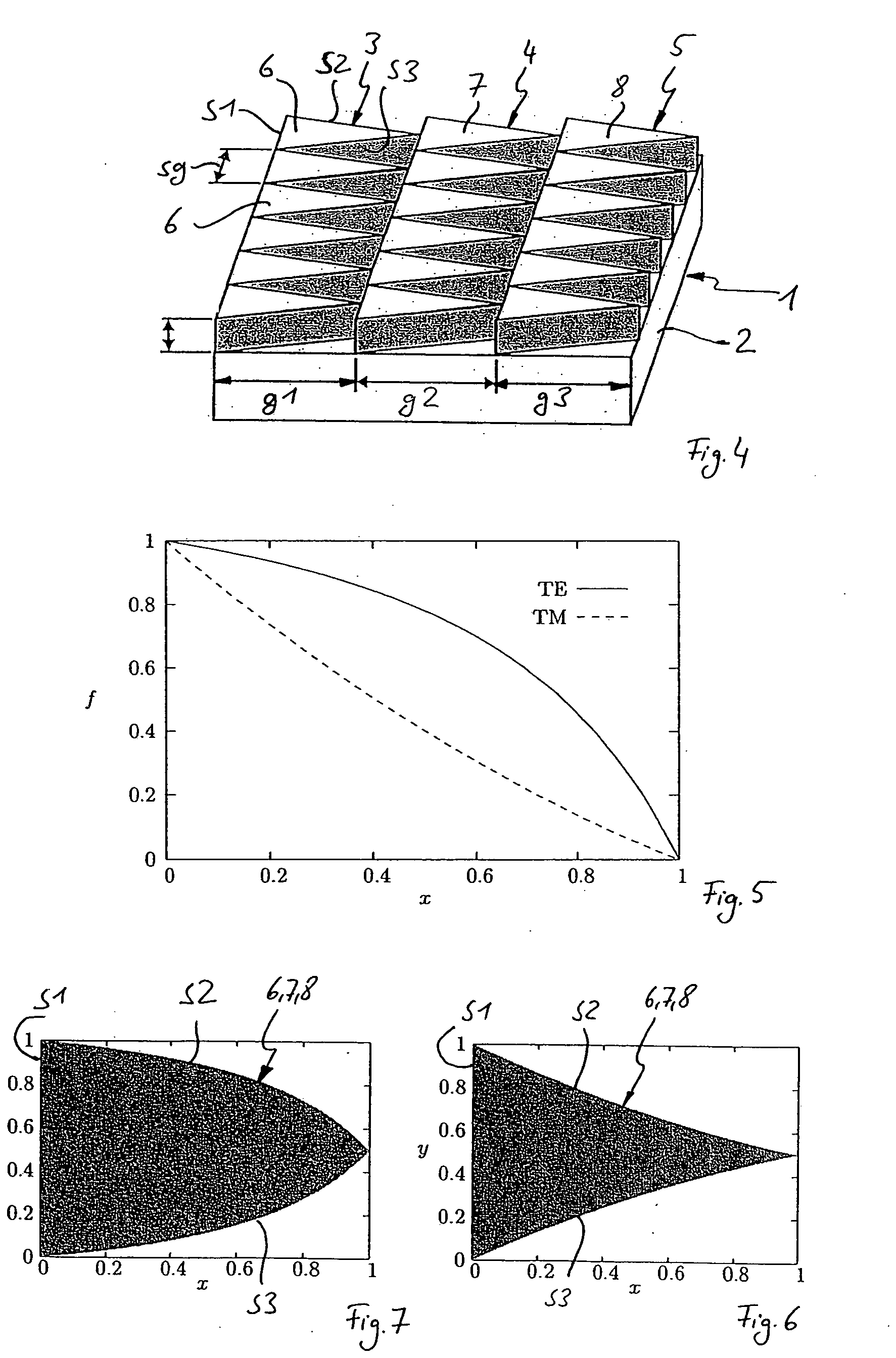 Polarization-selectively blazed, diffractive optical element