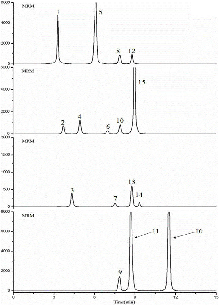 Rapid separation liquid chromatography detection method for naoxintong capsules