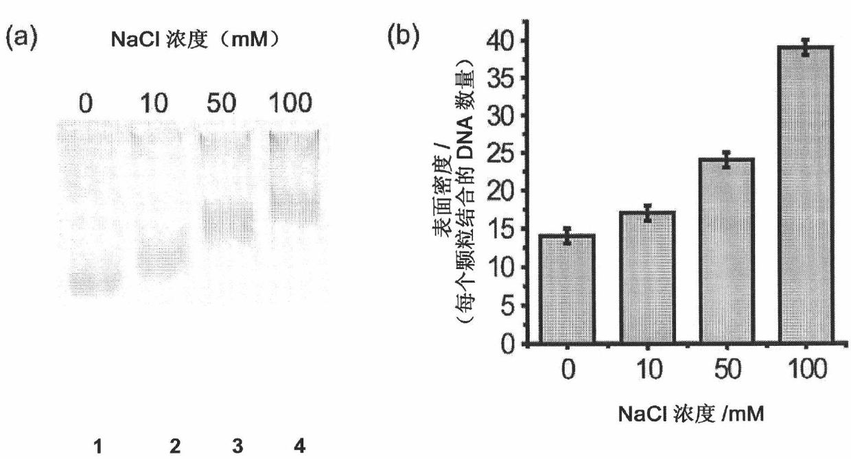 Method of manipulating the surface density of functional molecules on nanoparticles