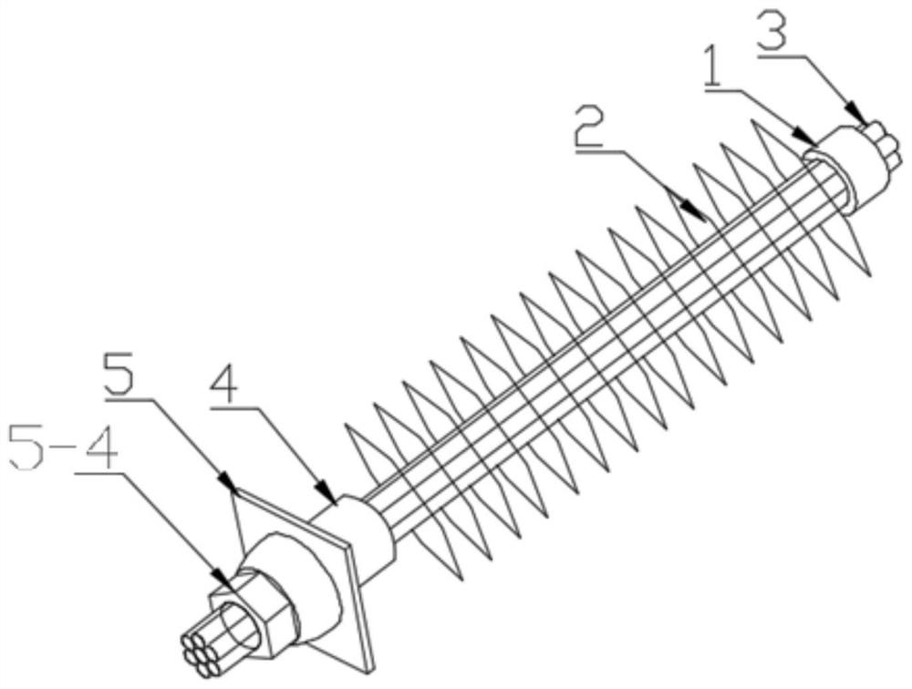 Radial internal expansion resistance-increasing anchor cable supporting device and method