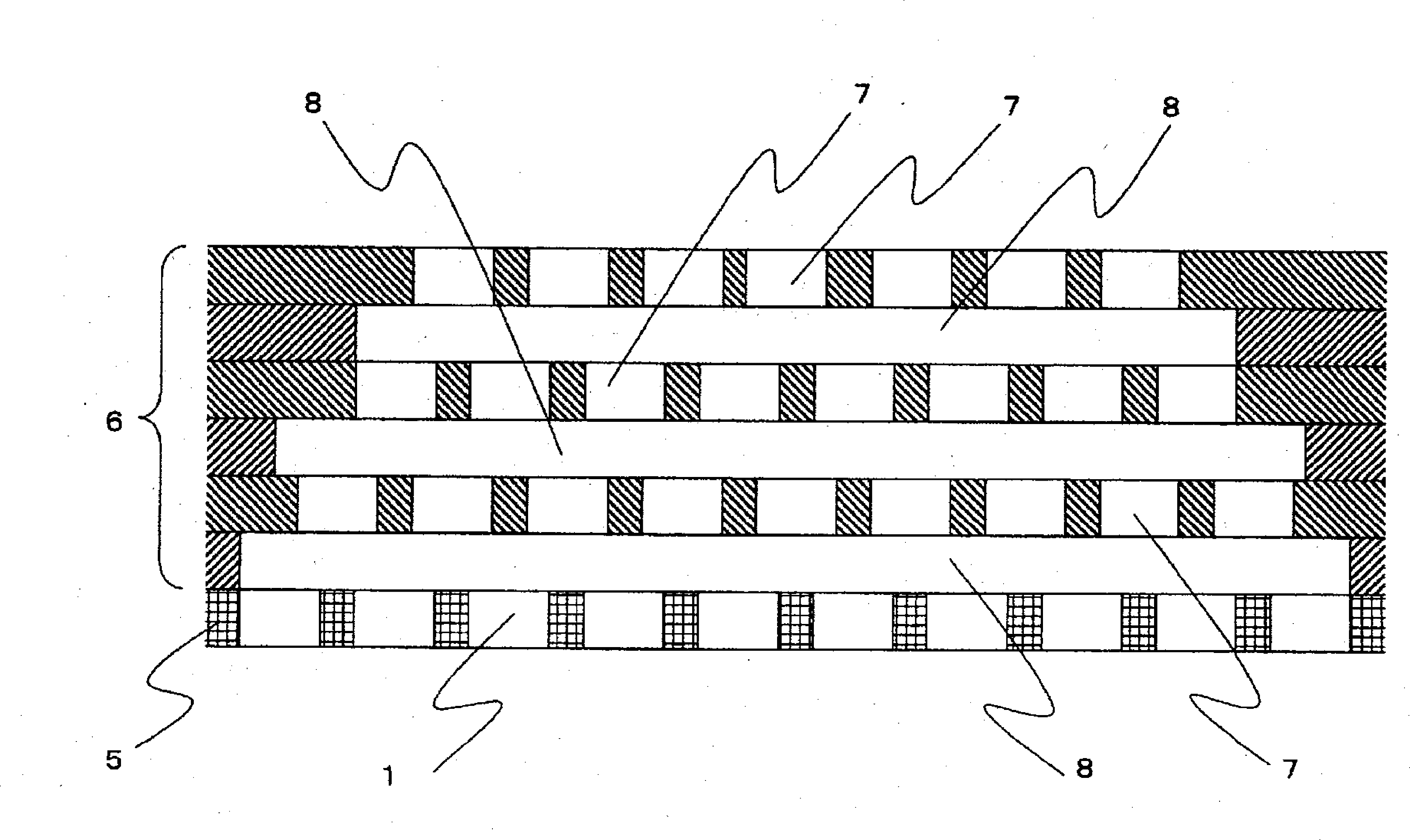 Composite spinneret and method of manufacturing composite fiber