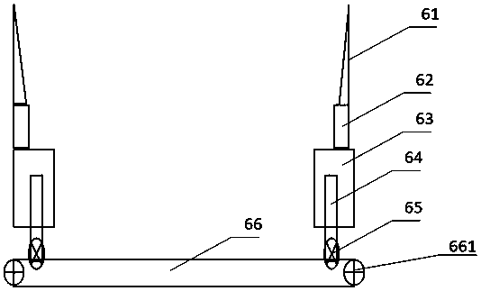 Riveting-free connecting tool with synchronous elastic adjusting device