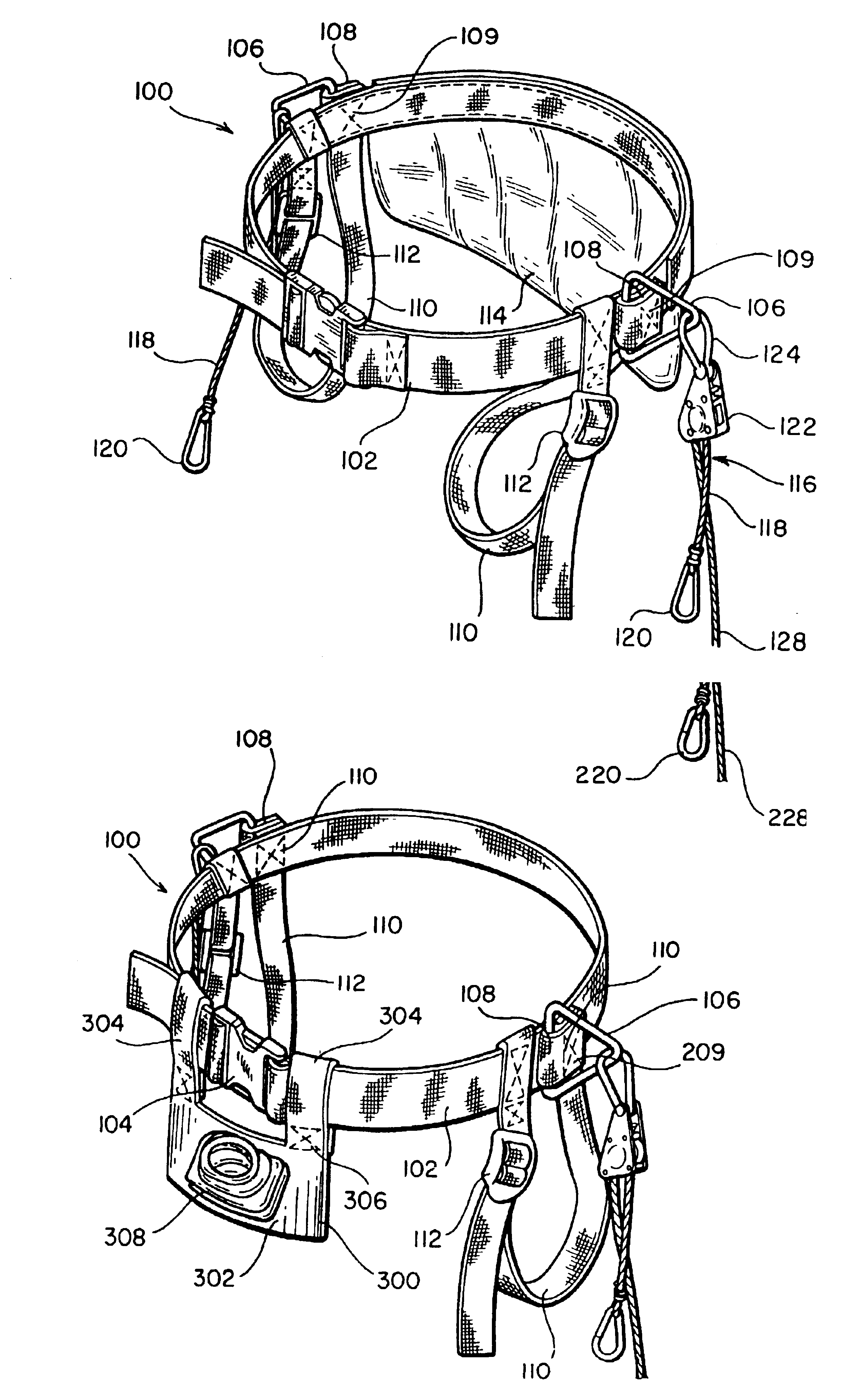 Fishing pole harness