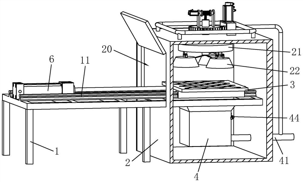 Shell core rapid drying and forming process and device