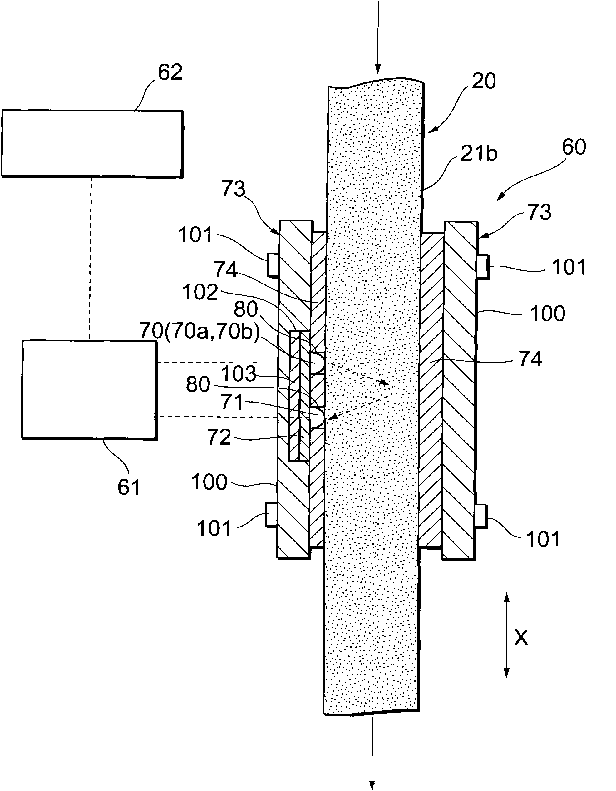 Device for measuring blood component concentration and method for measuring blood component concentration