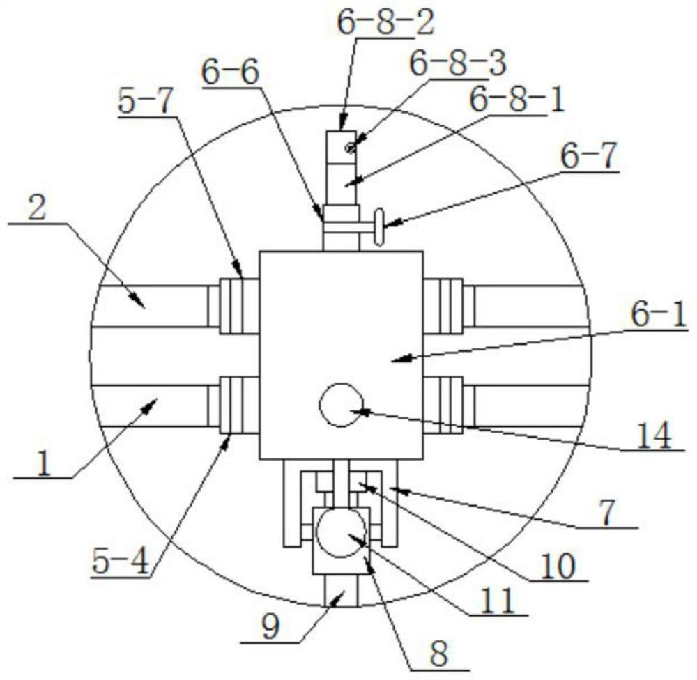 Tunnel construction ventilation and dust removal device