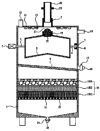 Plastic product cleaning device