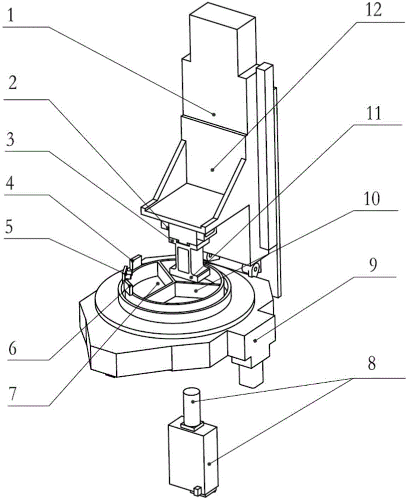 Rotary exchange groove type multi-material mask exposal additive manufacturing device and method