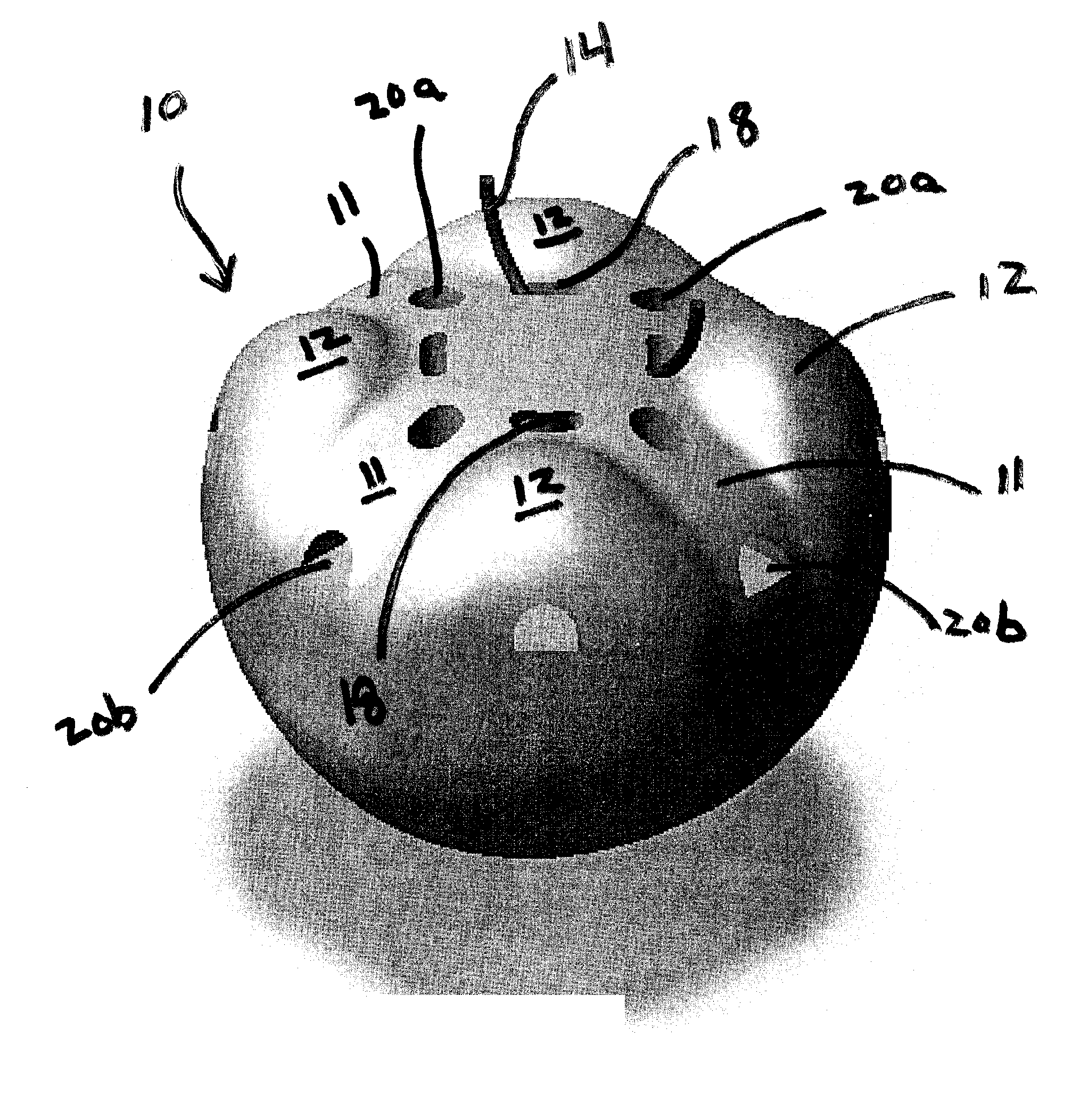 Quasi-spherical orbital implant