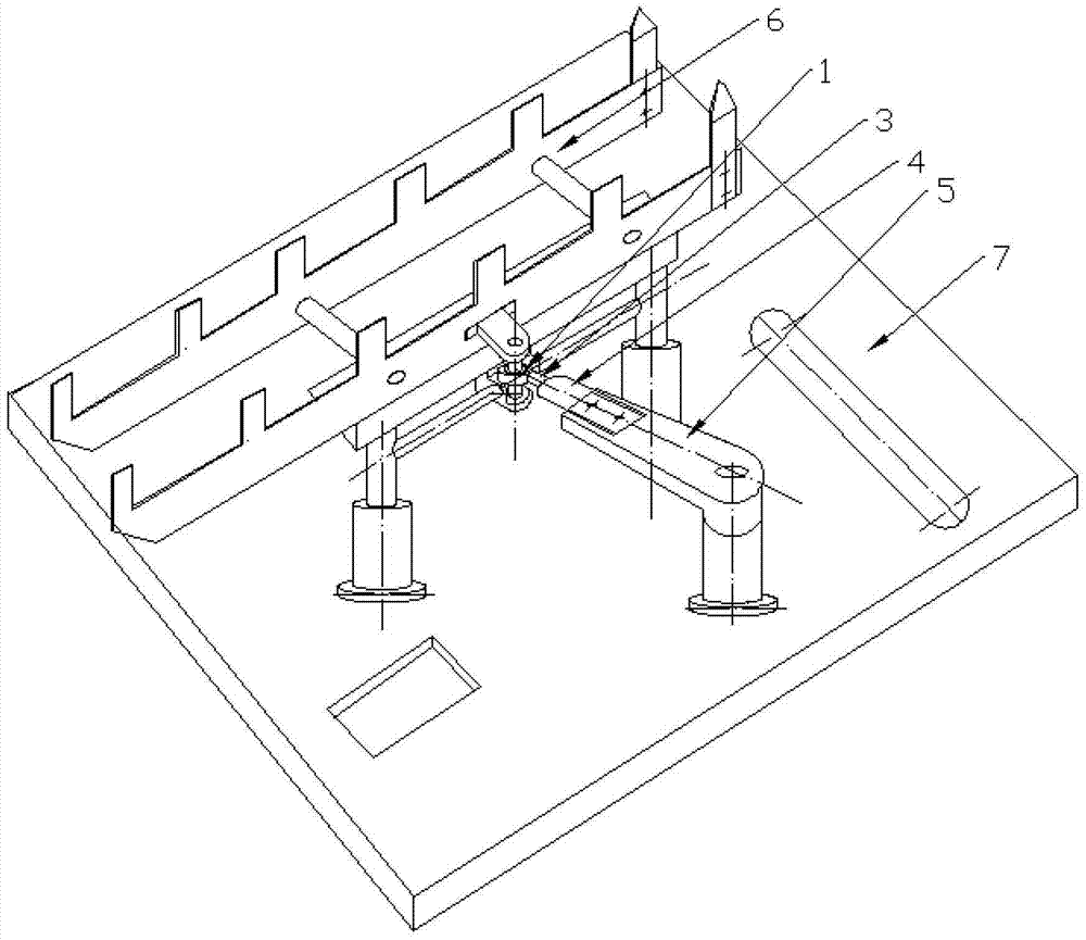 Intermittent cartoning machine sending box pendulum device