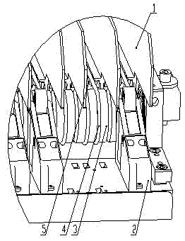 Dispensing layer structure of automatic dispensing machine and automatic dispensing machine