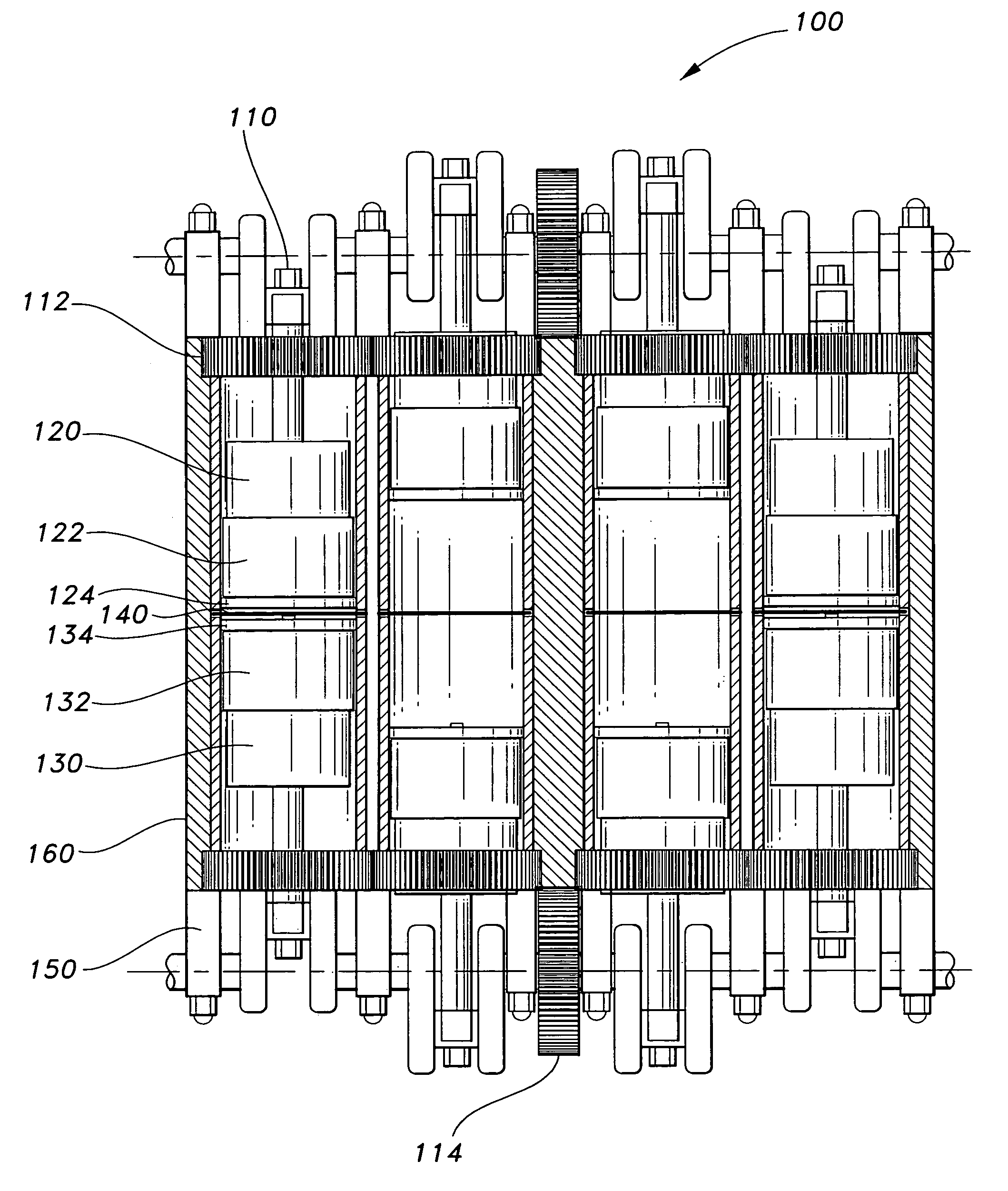 Opposed piston engine