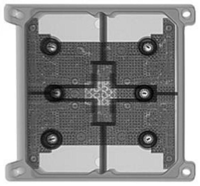 Double-sided laminated airtight brazing system and method in 3D microwave radio frequency module