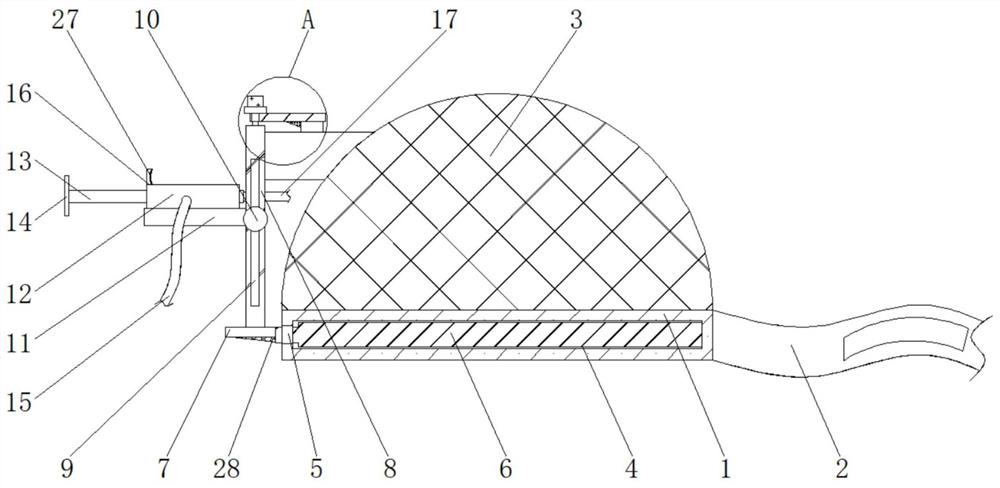 A kind of neurology cerebral vascular interventional puncture positioning device