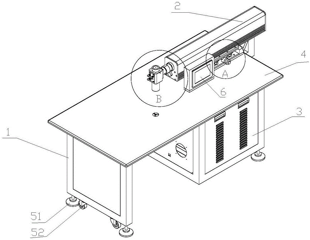 Integrated type laser welding machine