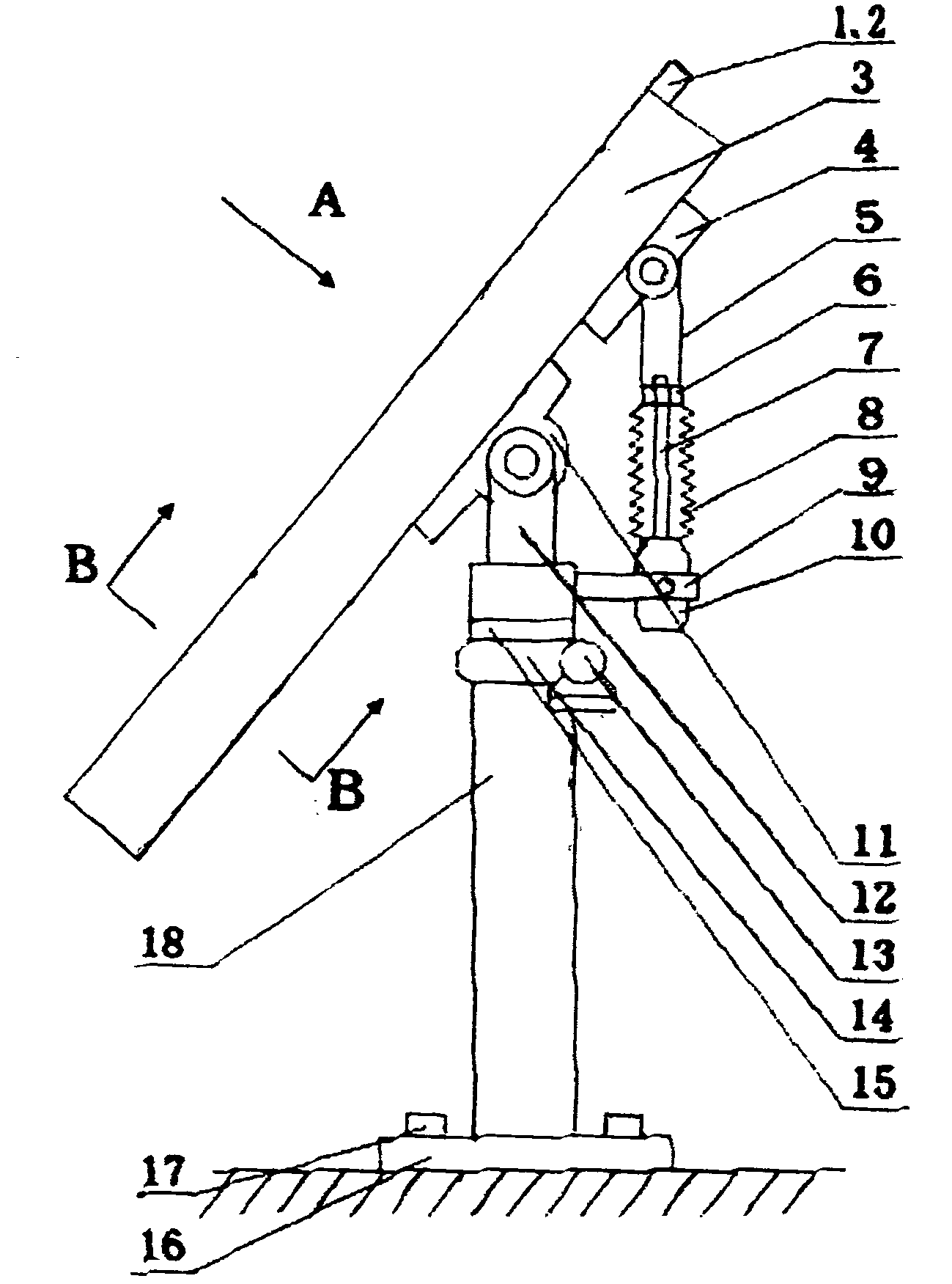 Light-gathering wind and light complementary power station with automatic sun tracking function and maximum power point tracking function