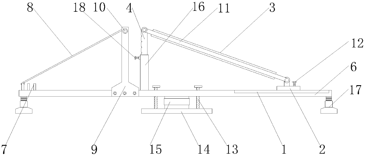 Heat storage type solar heat collection plate installation structure