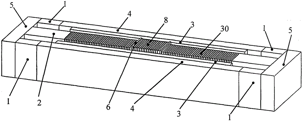 Four-magnetic circuit symmetrical excitation rectangular low-frequency vibration calibration table for magnetic field tracking compensation