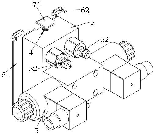 Hydraulic practical training device and practical training method