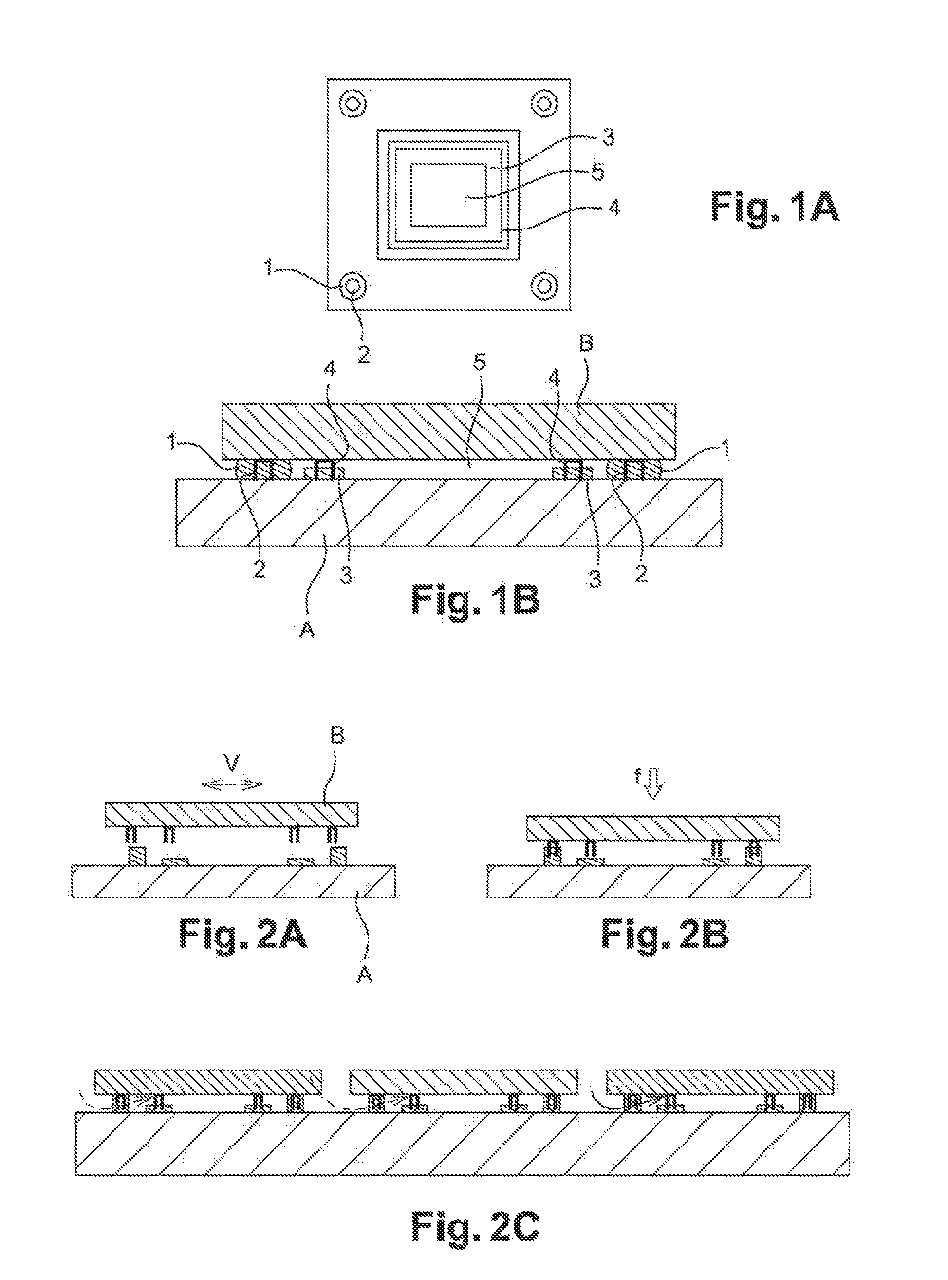 Airtight assembly of two components and method for producing such an assembly