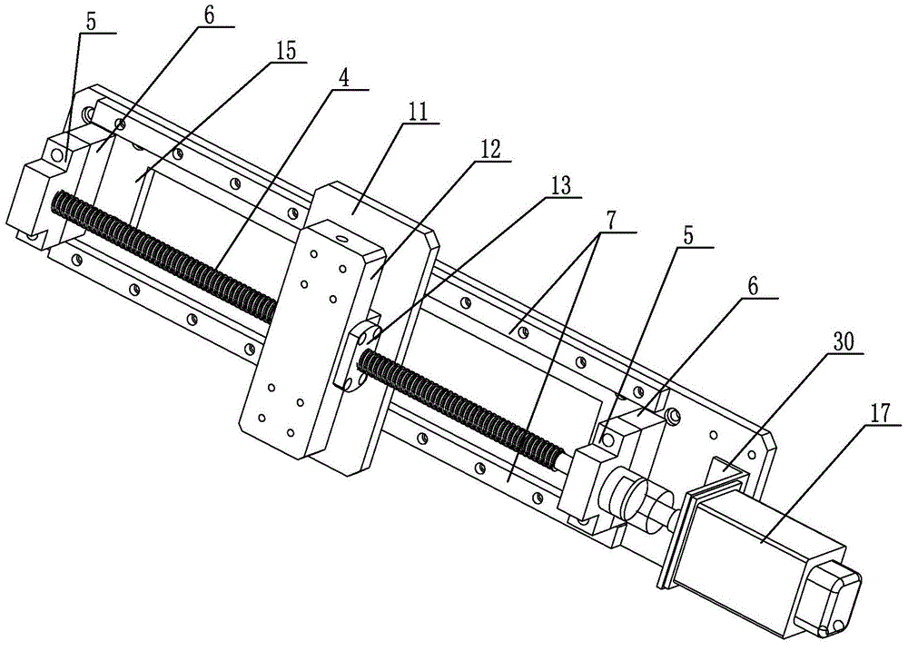 Three axis mechanical arm automatic grabbing device